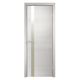 Дверь межкомнатная TECHNO Z1 с алюминиевой кромкой, ЭКОШПОН (ст. матовое)